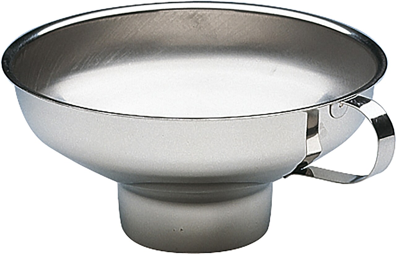 Kuchenprofi Wide Mouth Canning Funnel, Stainless Steel, 5.5-Inch Diameter